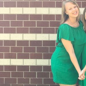 Kelly Green Shift Dress